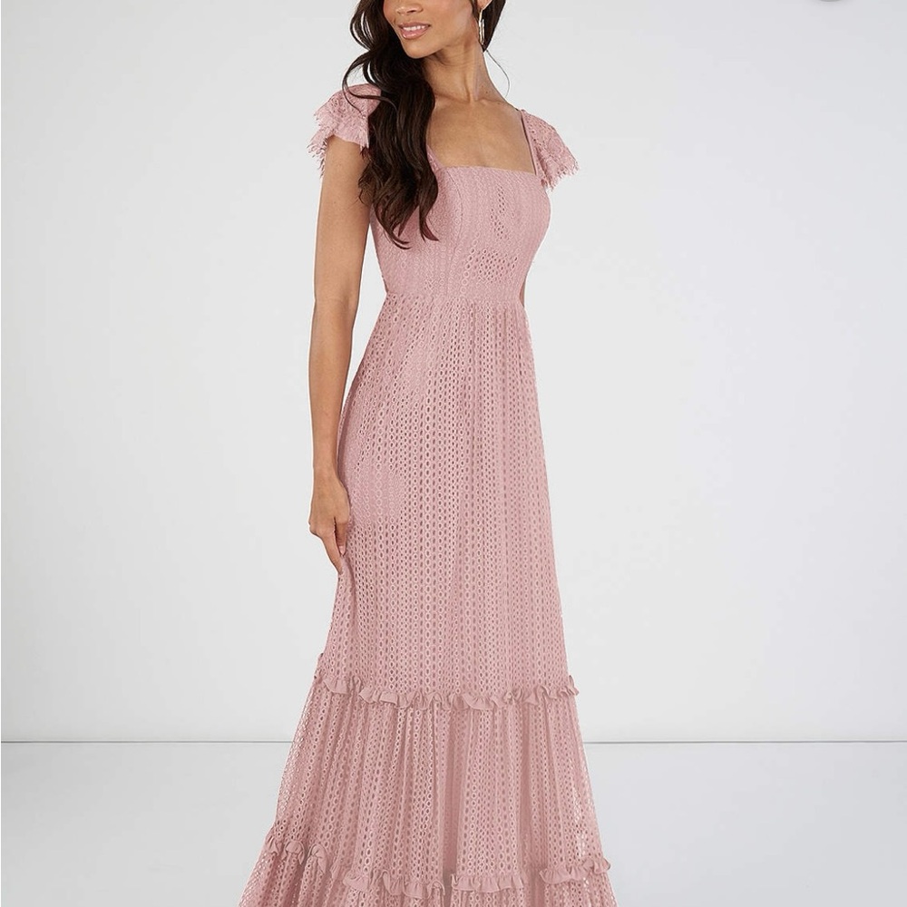 Azazie Bora Bora Dress in Dusty Rose A0